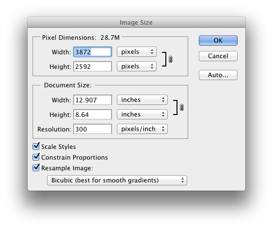 photoshop 72 dpi how to change