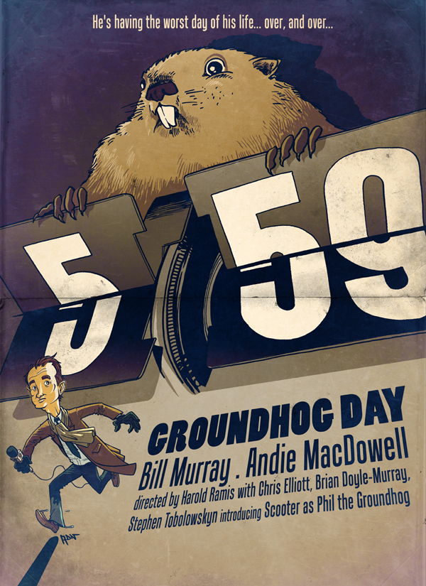 Groundhog Day Poster Print