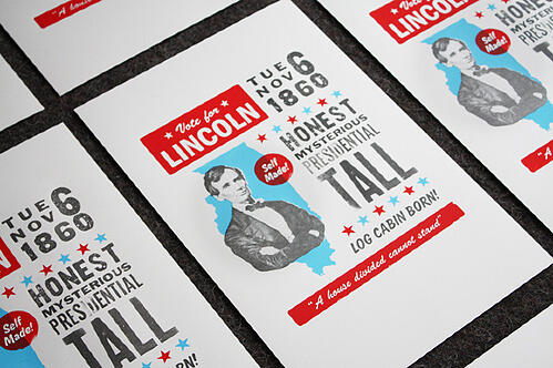 Abraham Lincoln, vote, design
