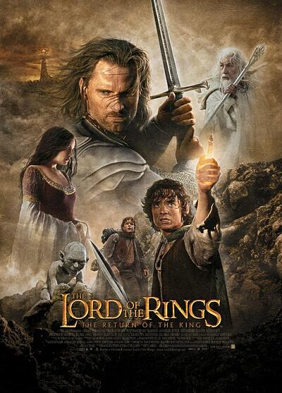 Lord of the rings, poster, oscars, awards, design