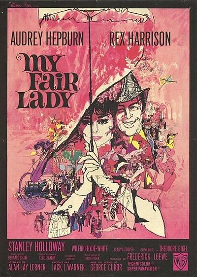 My Fair Lady, Academy Awards, Poster, design