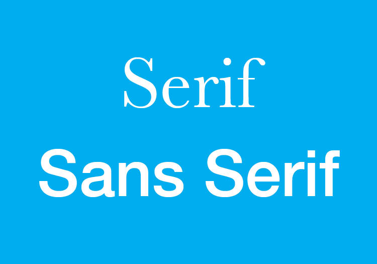 Serif vs. Sans Serif Typefaces ~ tpisolutionsink.com