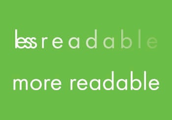 Less Readable vs. More Readable Typefaces ~ tpisolutionsink.com