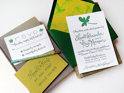 St. Patrick's Day Wedding