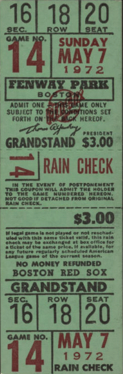 Ticket Typography Vintage
