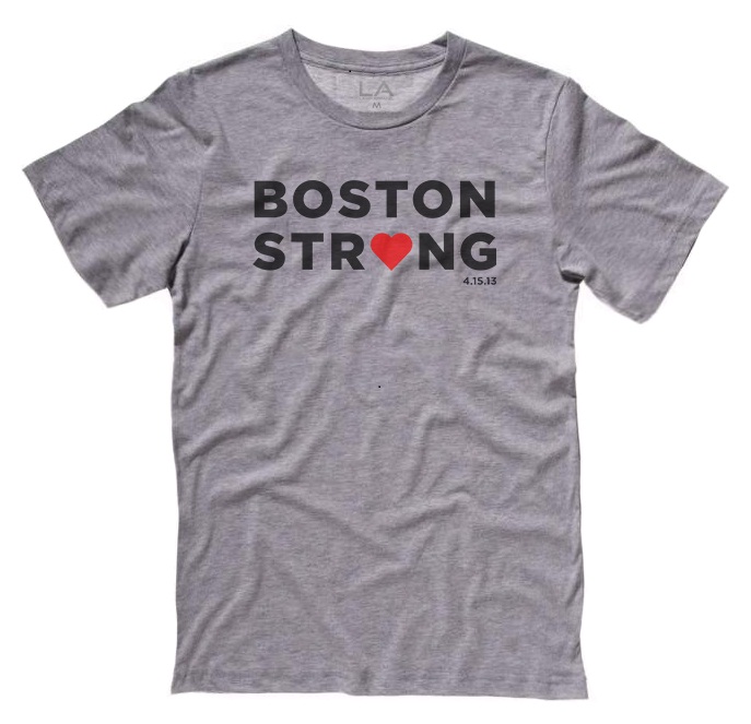 #BostonStrong T-shirt benefits Boston Marathon Relief Fund ~ tpisolutionsink.com