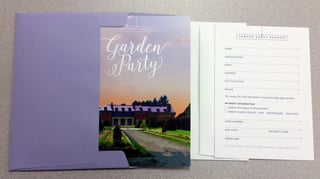 Garden Party Invitations #WhatsOnPress