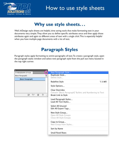 Free Download: How to use style sheets