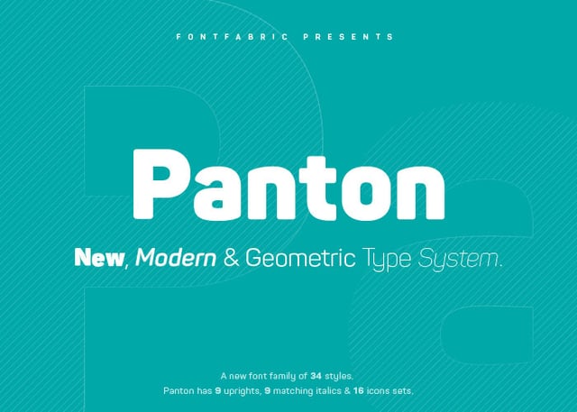 Panton Font