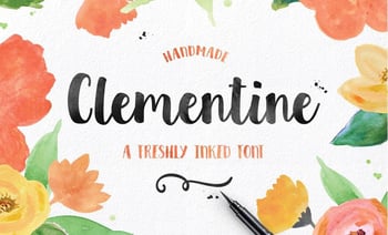 Clementine – A Typeface for Spring