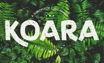 Koara – A Typeface for Spring