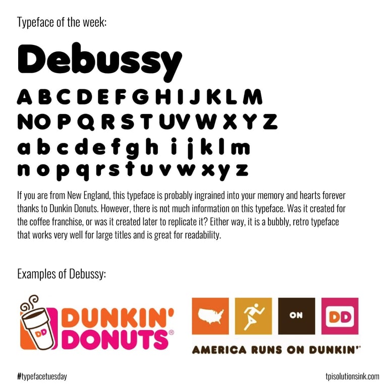 TPI Solutions Ink – Typeface Tuesday – Debussy