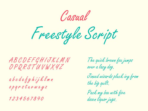 Casual Script - Typography 101 TPI Solutions Ink