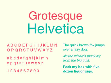 Grotesque Sans Serif Type Helvetica, TPI Solutions Ink