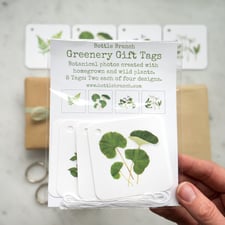 Bottle Branch Greenery Gift Tags