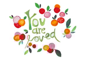 Jenny Schneider "You Are Loved" Greeting Card