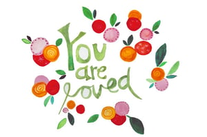 Jenny Schneider "You Are Loved" Greeting Card